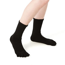 Load image into Gallery viewer, Women's 5-Toed Tapered Socks